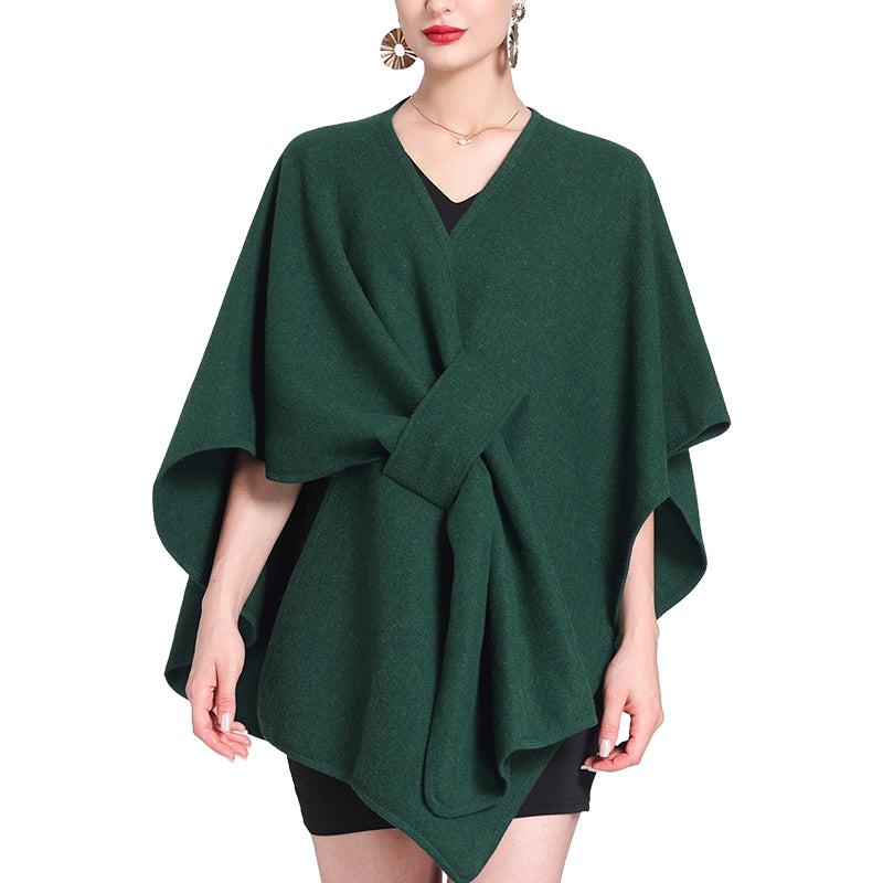 Women's Solid Color Cape Shawl