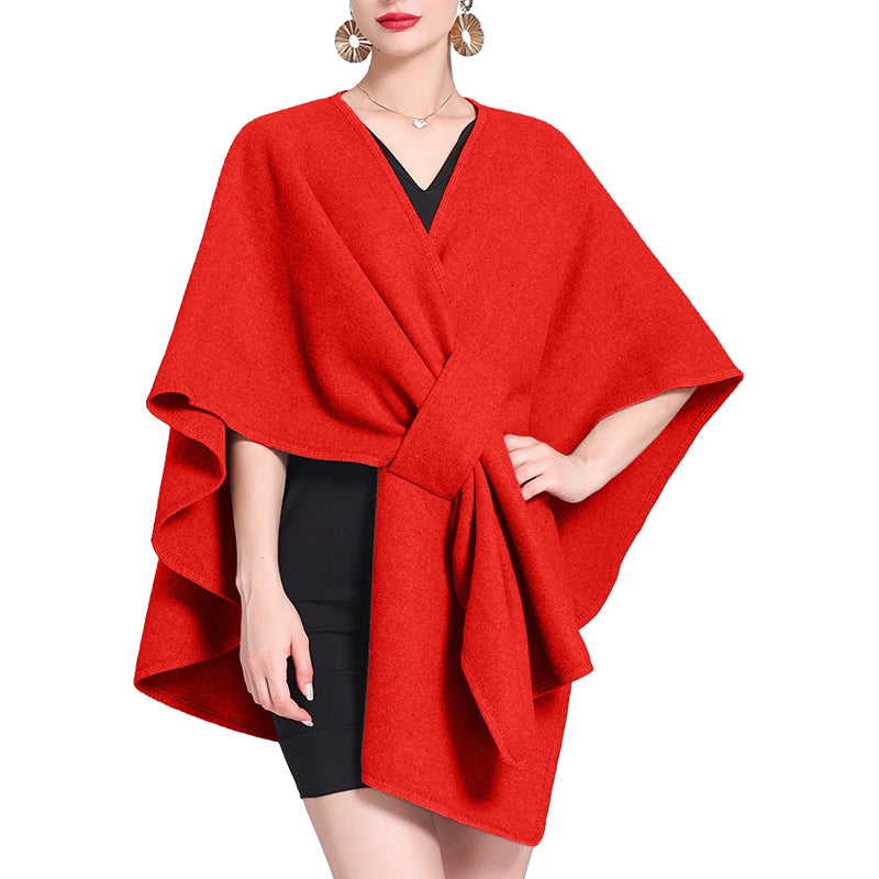 Women's Solid Color Cape Shawl
