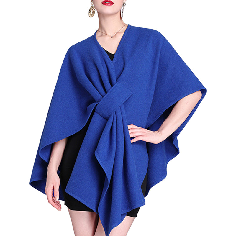Women's Solid Color Cape Shawl