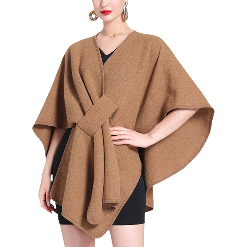 Women's Solid Color Cape Shawl