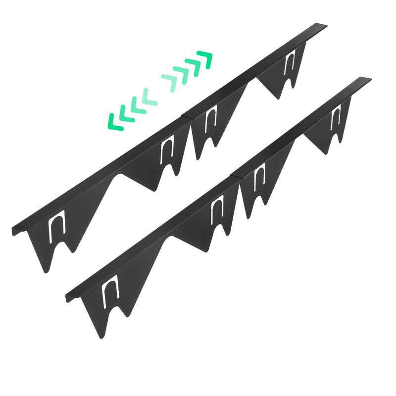 2-Pack Retractable Stainless Steel Stove Gap Covers