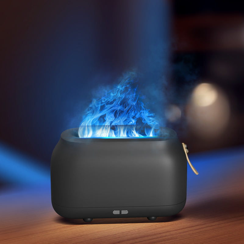 Upgraded LED Flame Essential Oil Diffuser