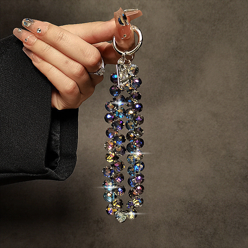Sparkling Crystal Beaded Phone Wrist Strap