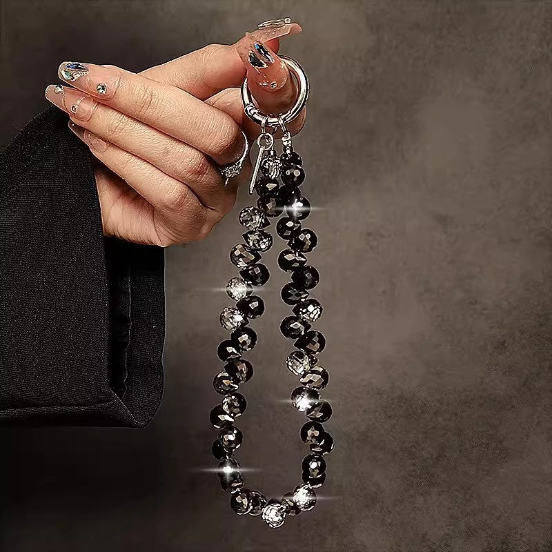 Sparkling Crystal Beaded Phone Wrist Strap