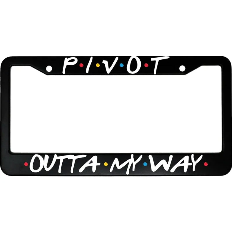 Funny Car License Plate Frame