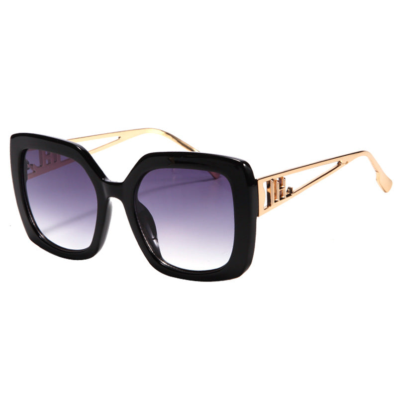 Unisex Vintage Trendy Large Frame Sunglasses