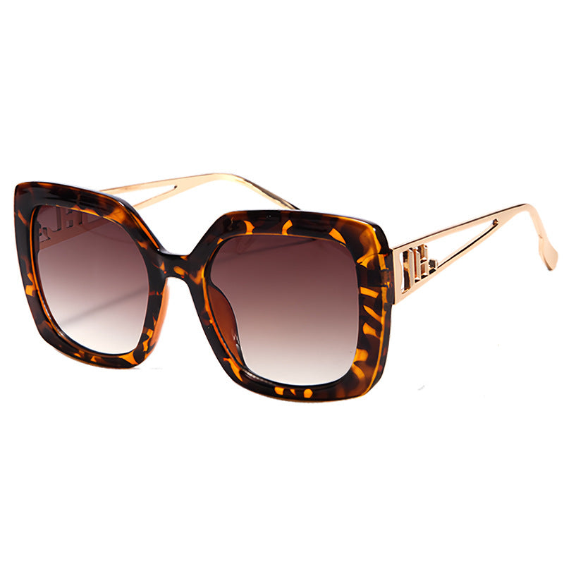 Unisex Vintage Trendy Large Frame Sunglasses