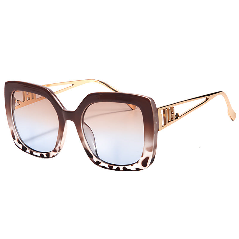 Unisex Vintage Trendy Large Frame Sunglasses