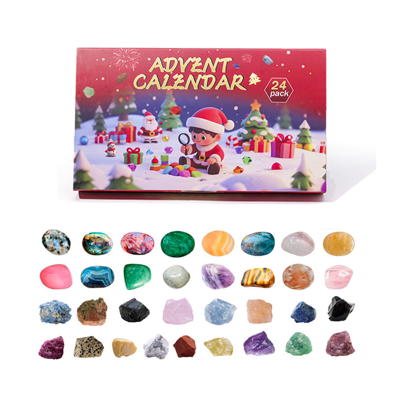 Christmas Advent Crystal Blind Box (24 Grids)