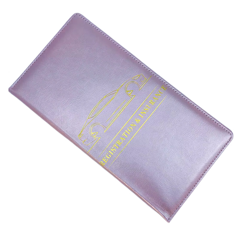 Car Insurance & License Leather Holder Wallet