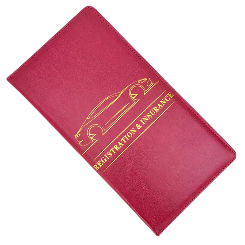 Car Insurance & License Leather Holder Wallet