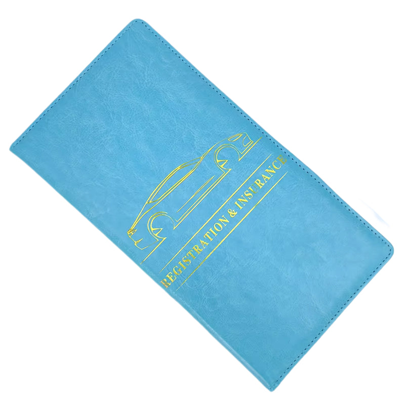 Car Insurance & License Leather Holder Wallet