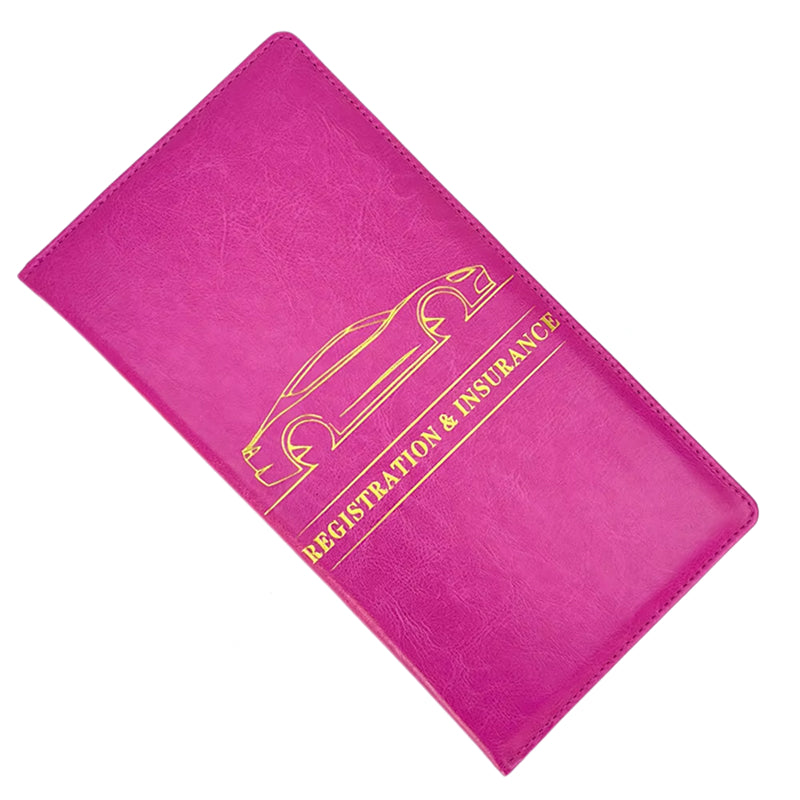 Car Insurance & License Leather Holder Wallet