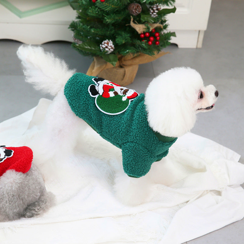 Christmas Dog Outfit Set