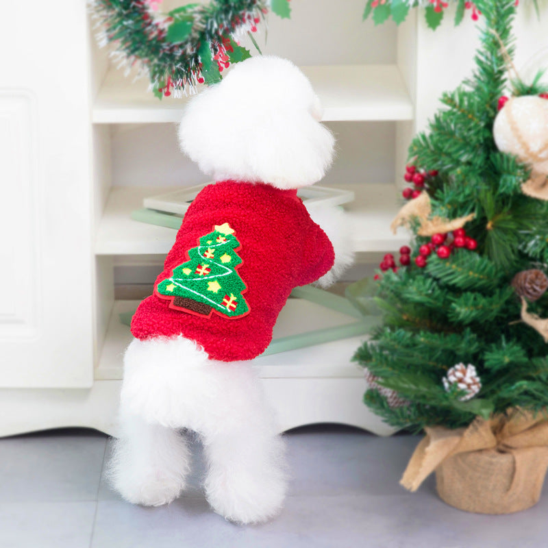 Christmas Dog Outfit Set