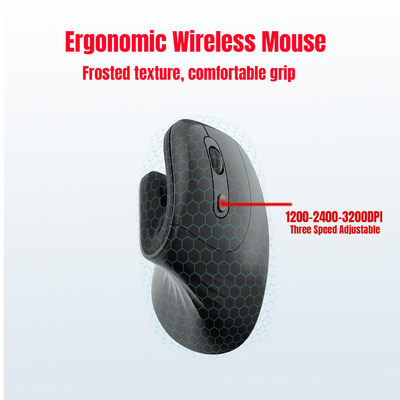 Wireless Stereo Silent Mouse