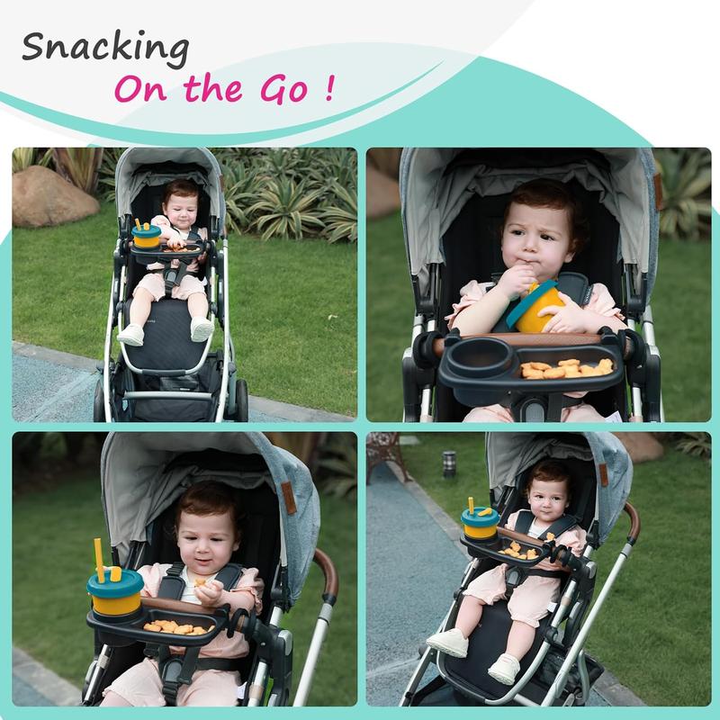 Universal Stroller Snack Tray for Bumper Bar