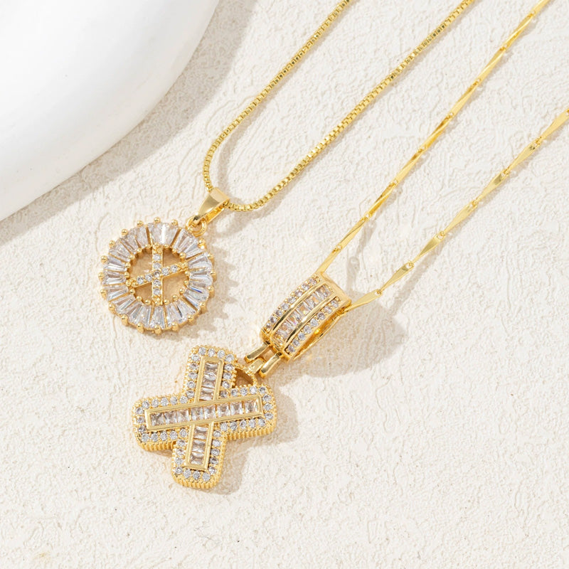 Initial Letter Pendant Necklaces