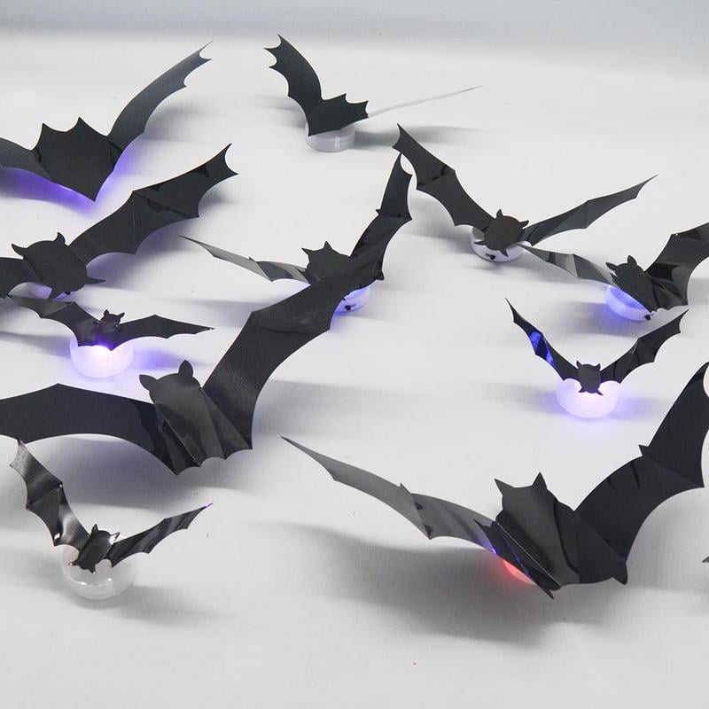 3D Fladdermusdesign LED Dekoration
