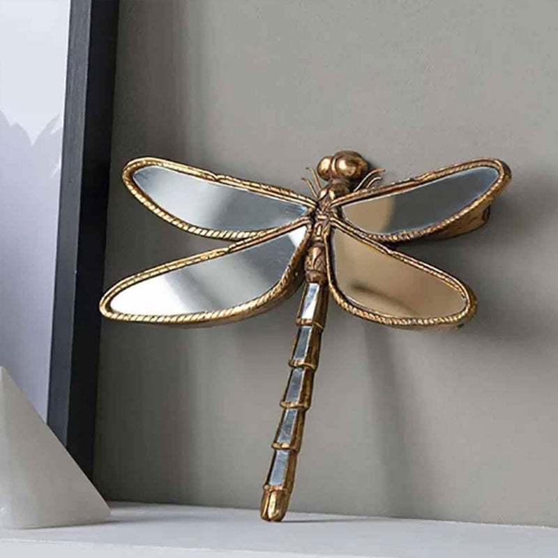 Handcrafted Dragonfly Butterfly Wall Mirror