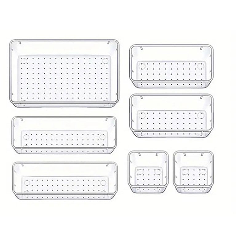 Clear Drawer Organizer Sets