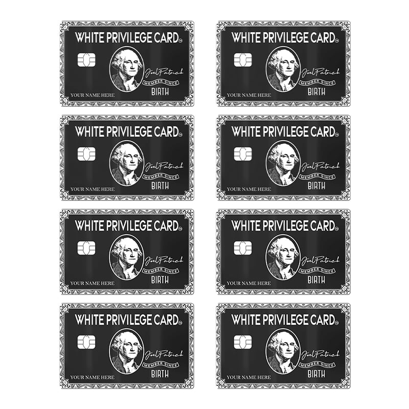 Set med 4 kreditkorthud vinylklistermärken