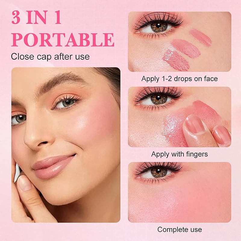 Jelly Liquid Blush with Sponge Applicator