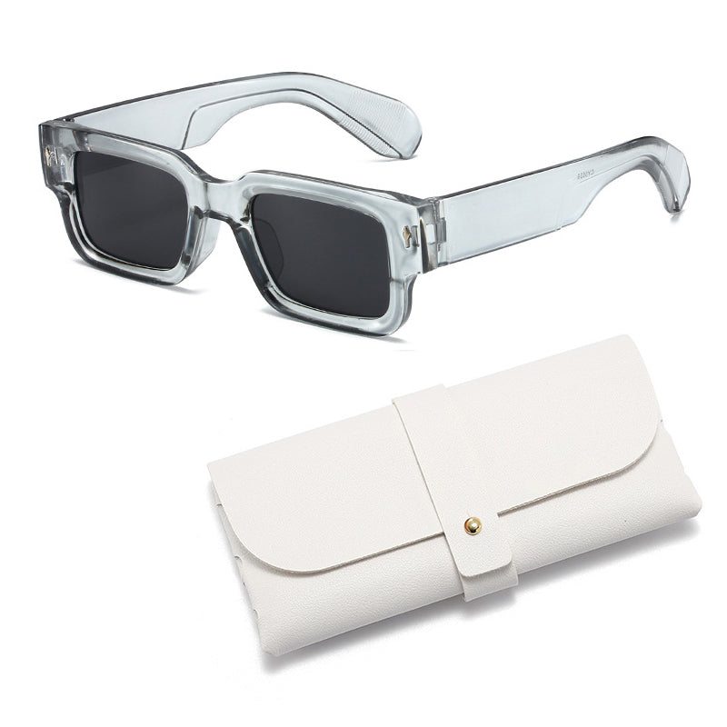 Square Frame Fashion Sunglasses(Free sunglasses bag)