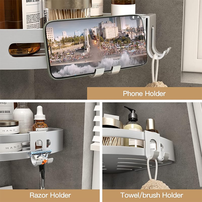 🚿Triangle Suction Cup Shower Caddy