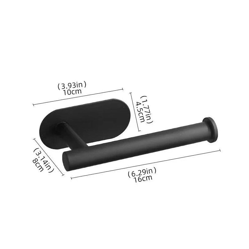 Väggmonterad toalettpappersrullhållare i rostfritt stål