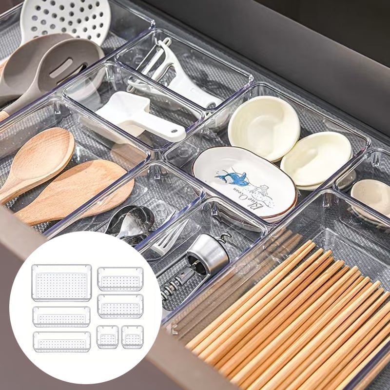 Clear Drawer Organizer Sets