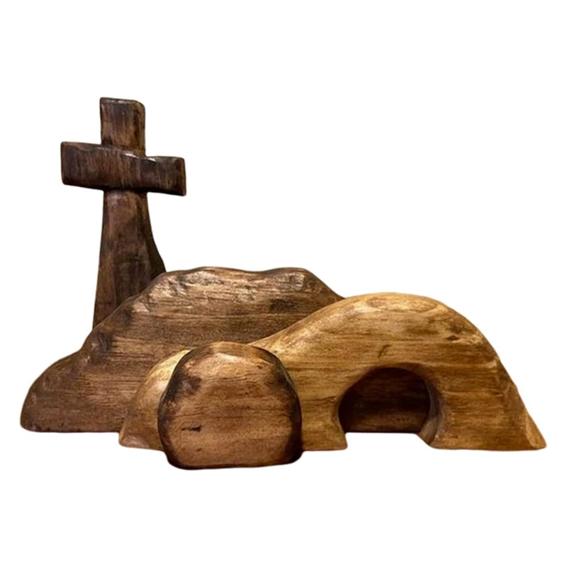 Easter Wooden Christian Decoration Sign