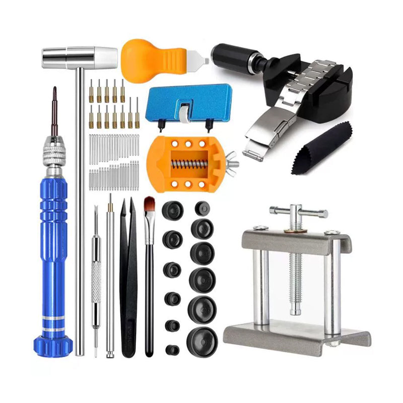 81-Piece Professional Watch Repair & Battery Replacement Tool Kit