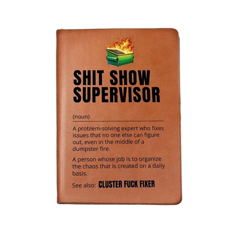 Funny Dumpster Fire Notebook