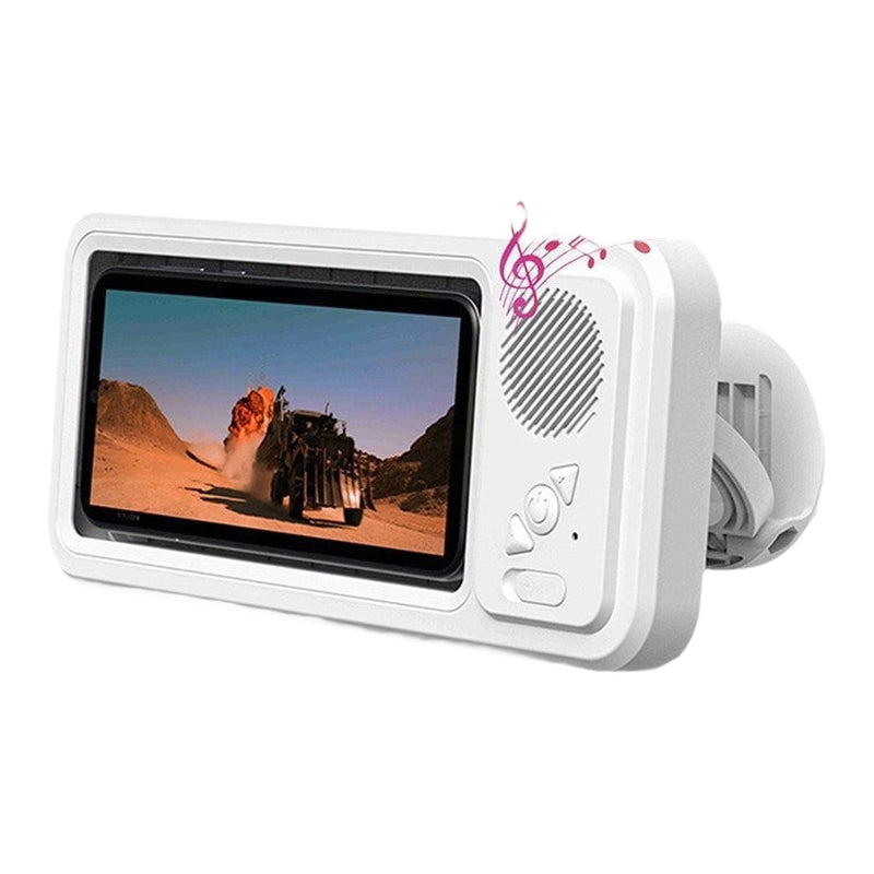 Shower Phone Holder with Bluetooth Speaker