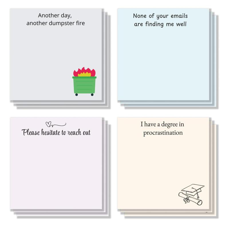 Funny Office Sticky Note (4 Styles)
