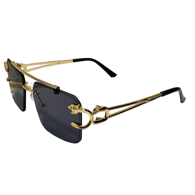 Double-Beam Cheetah Sunglasses