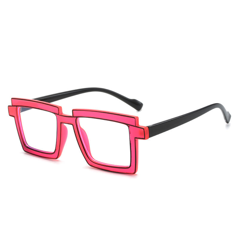Anti-blue Light Color Block Eyeglasses