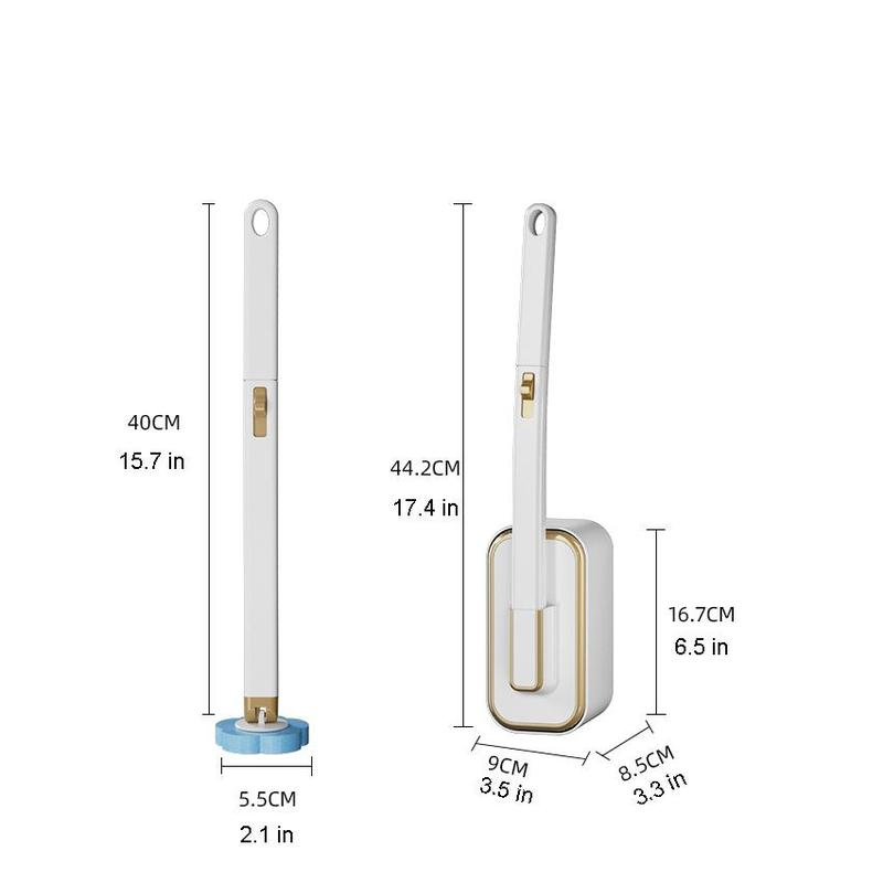 Wall Mounted Toilet Brush Set