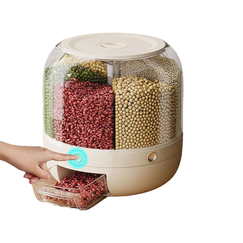 Moisture-Proof Grain Dispenser with lid