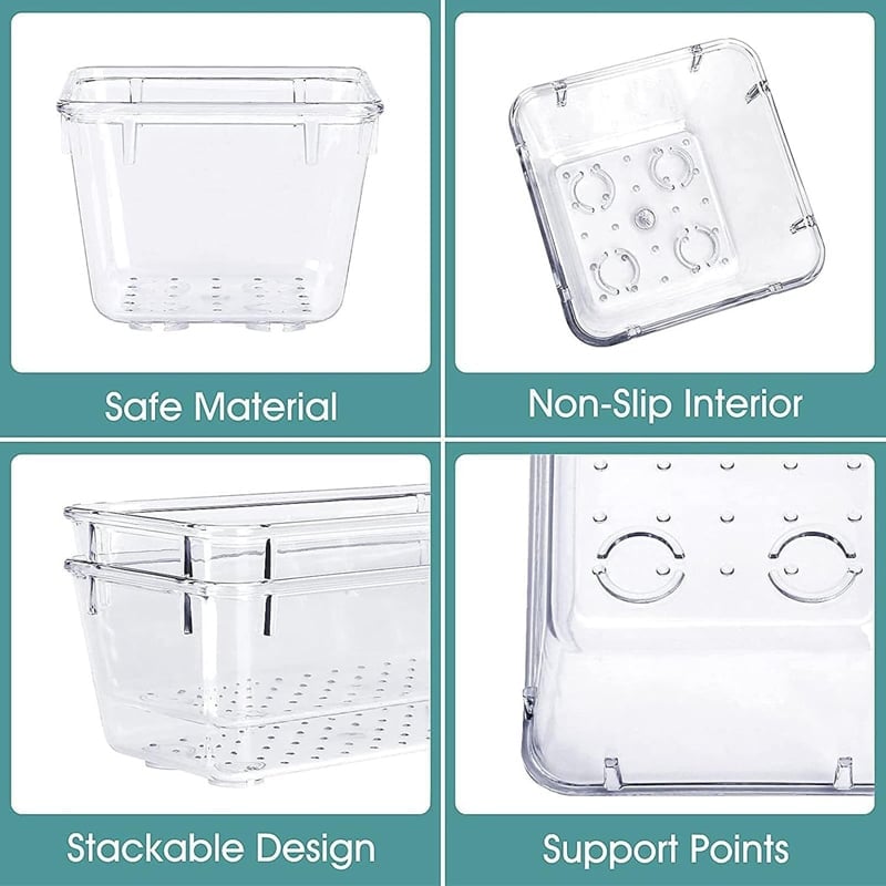 Clear Drawer Organizer Sets