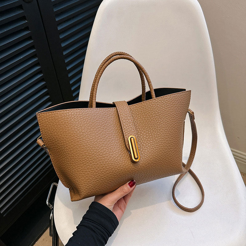 Women's Elegant Solid Color Handbag Crossbody Bag