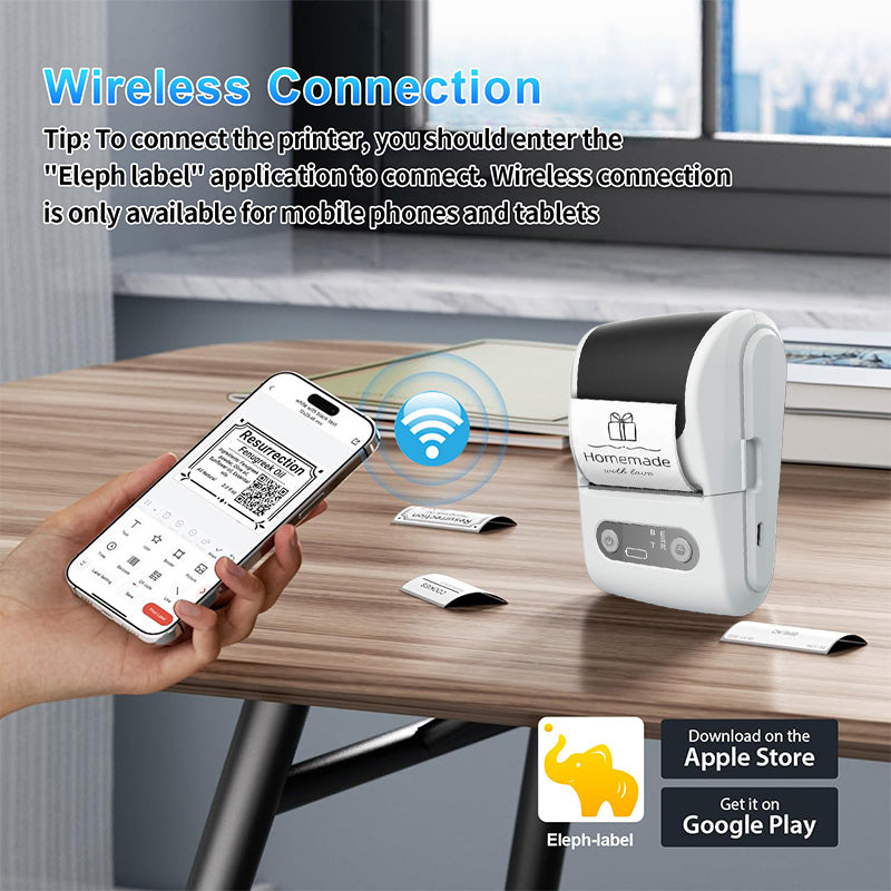 Portable Bluetooth Label Printer