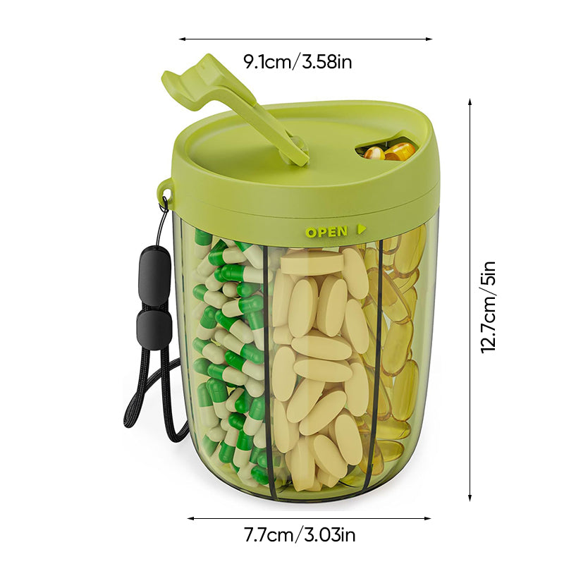 Multi-Compartment 7-Day Pill Organizer