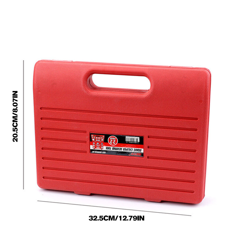 22-piece disc brake cylinder tool set