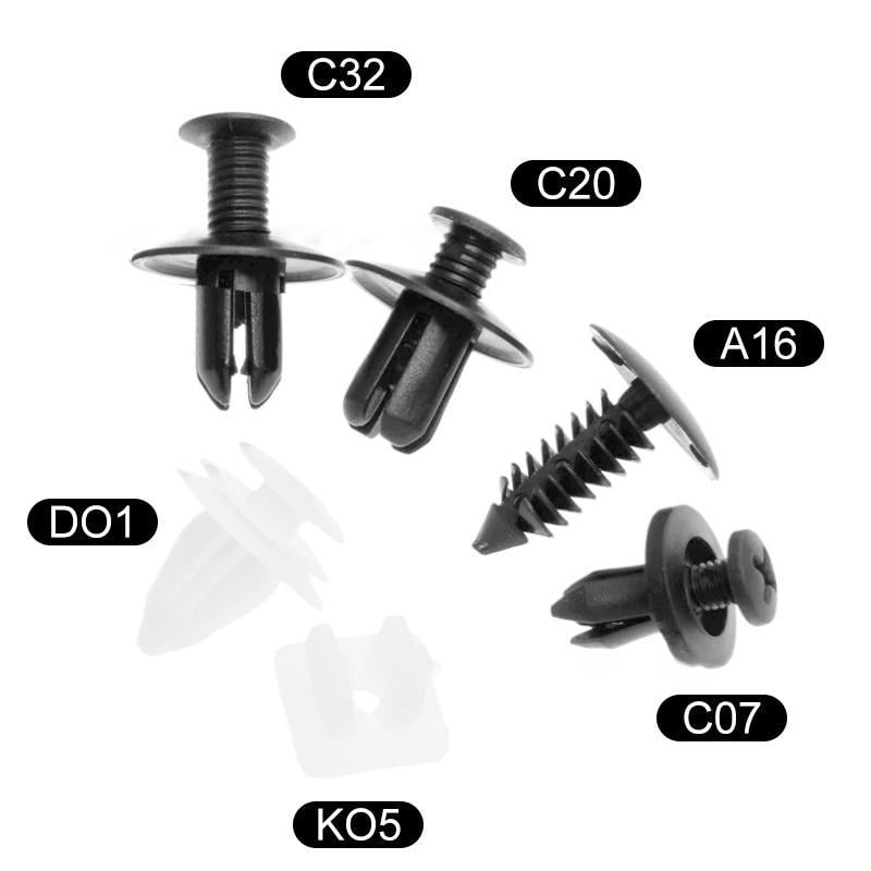 Universal Car Expansion Screw Clips Set (150 PCS)