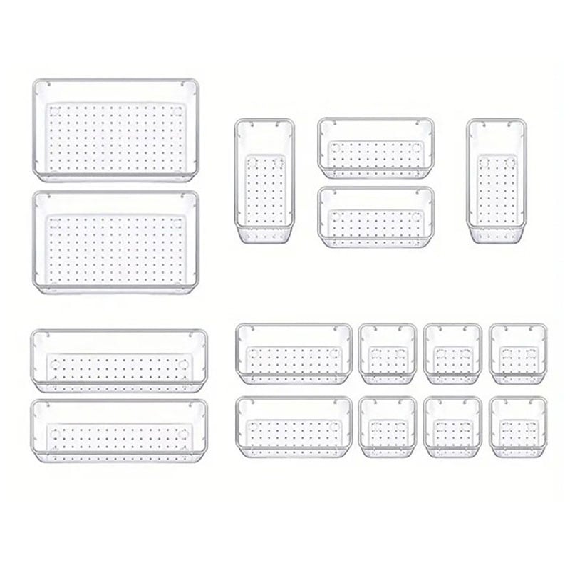 Clear Drawer Organizer Sets