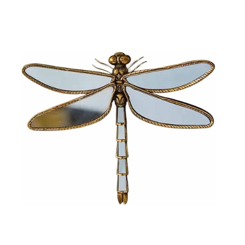 Handcrafted Dragonfly Butterfly Wall Mirror