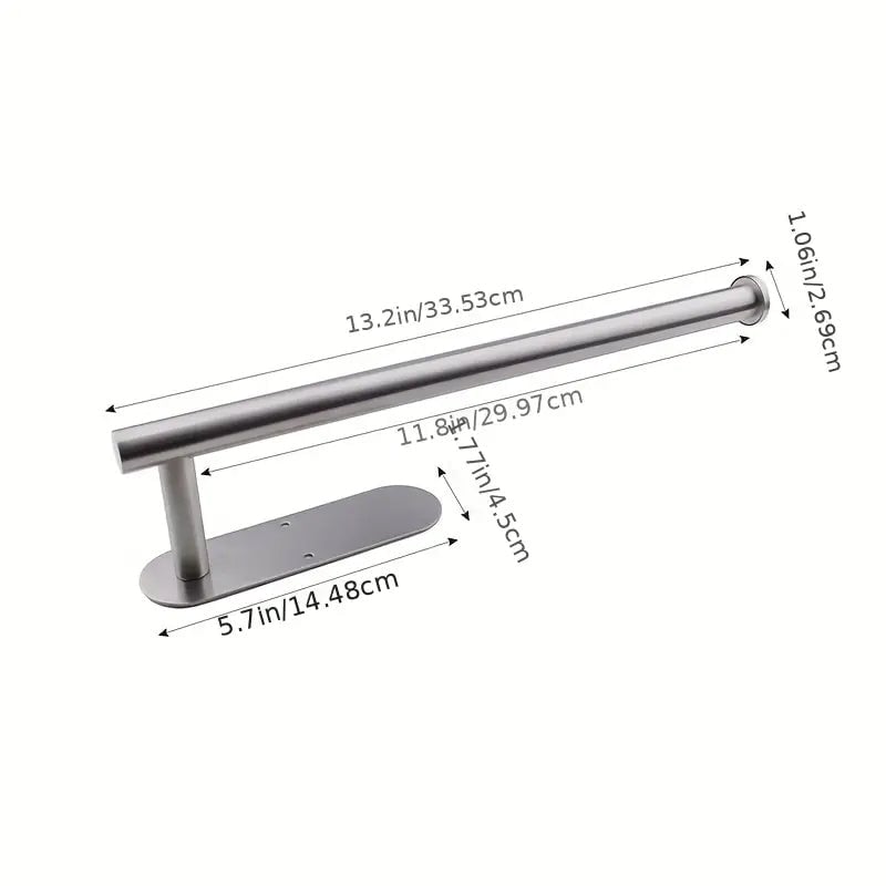 Väggmonterad toalettpappersrullhållare i rostfritt stål