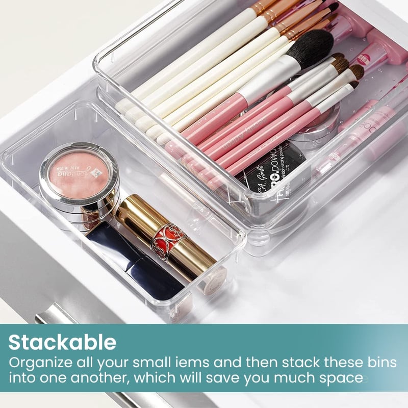 Clear Drawer Organizer Sets